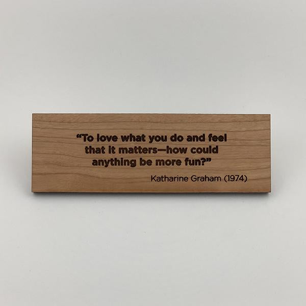 MakerQuote: Graham—To Love What You…