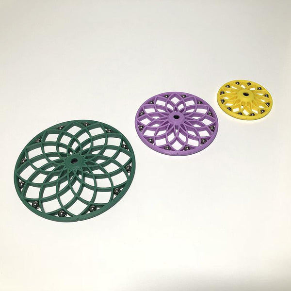 Modular Spindle Component: Weighted Lotus Whorl