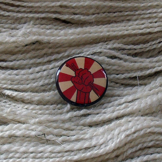 Pin: Knit Retro Comrad