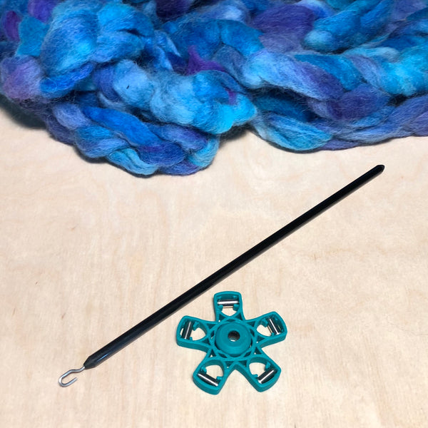Spindle Kit: Small Geranium Whorl with Shaft