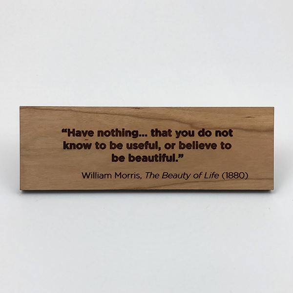 MakerQuote: Morris—Have Nothing...