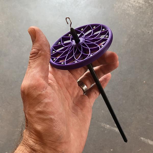 Modular Spindle Component: Weighted Lotus Whorl