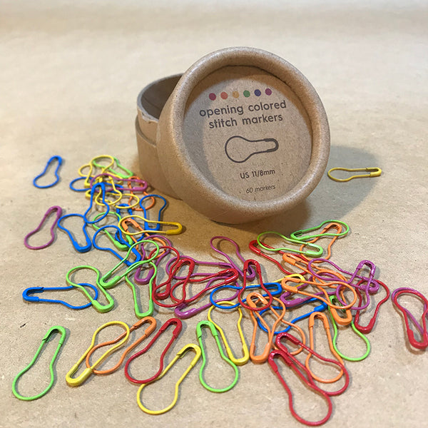 Stitch Marker, Colored, 60-pack